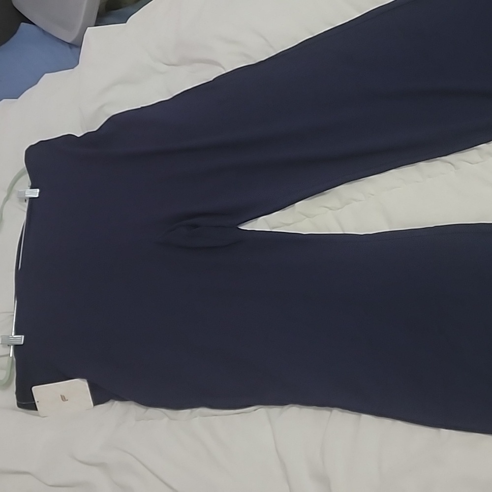 Fabletics Ponte kick flare pants navy
